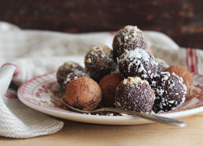 vegan chocolate truffles