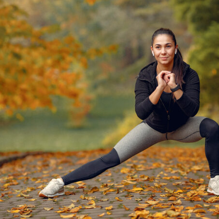 Sports Girl stretching