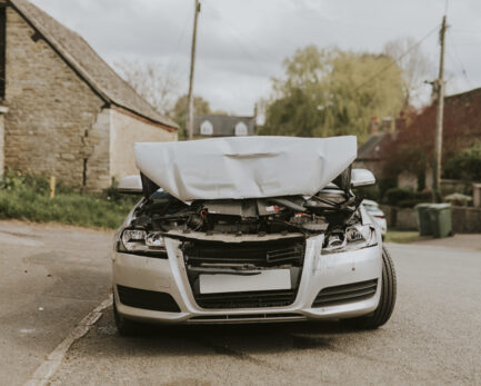 damaged car