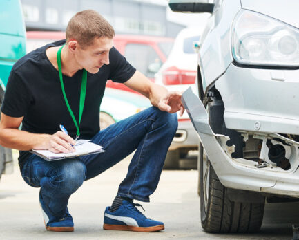 investigating car accident