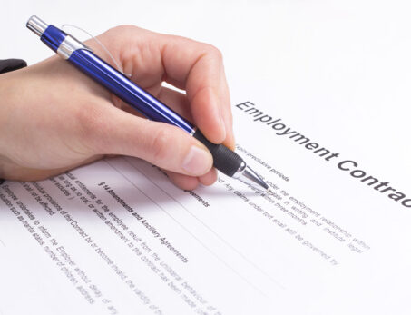 Employment contract form
