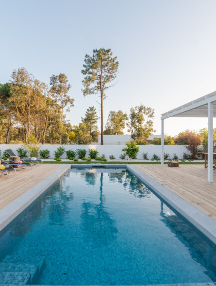 Modern swimming pool