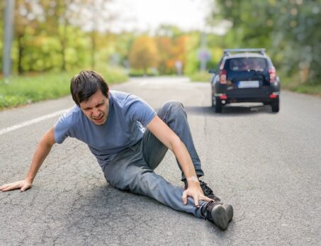 injured man