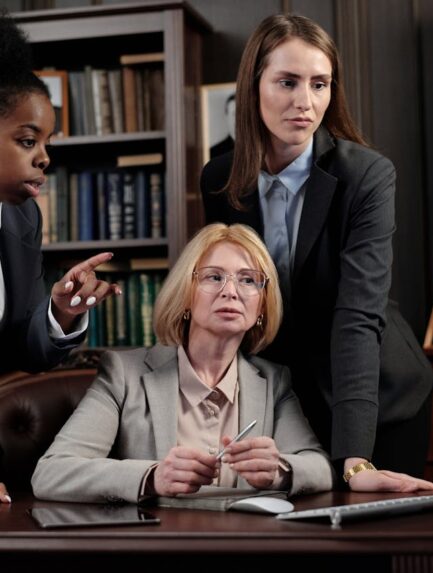 Photo by August de Richelieu: https://www.pexels.com/photo/female-lawyers-in-an-office-looking-at-a-computer-4427553/