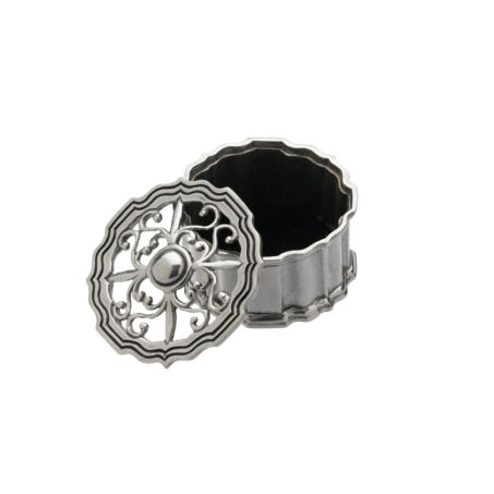 pewter chest box for keeping your stuffs or belongings.