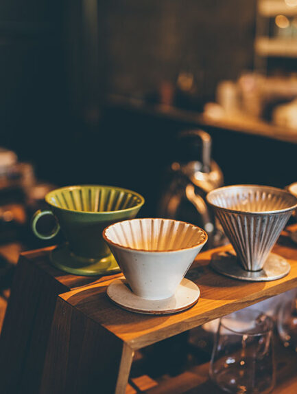 Beverage drink at the cafe, making a coffee or tea and soft drink for morning breakfast
