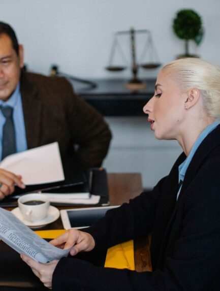 Photo by Sora Shimazaki: https://www.pexels.com/photo/businesswoman-with-ethnic-colleague-in-office-5668479/